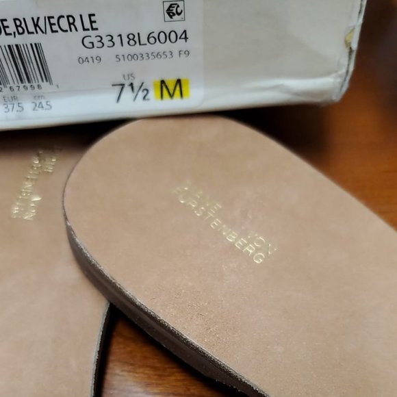 Diane Von Furstenberg Link Slide Sandals - Picture 5 of 6